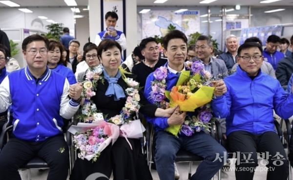 경기도 용인에서 제주출신 더불어민주당 부승찬 후보가 당선됐다.