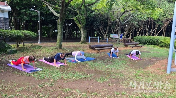 제2회제주프로팔굽혀펴기'1시간 불굴의 의지,  기록대회.